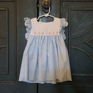 Proper Peony Embroidered Bunny Dress